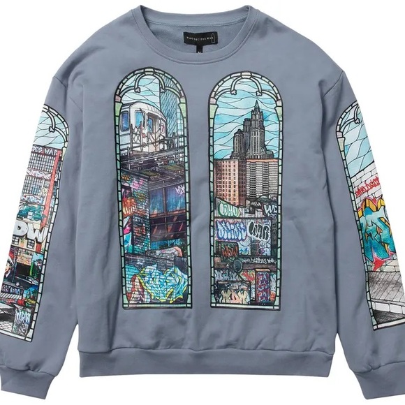 Who Decides War Politics As Usual Crewneck Sweater sz Medium - Picture 2 of 7